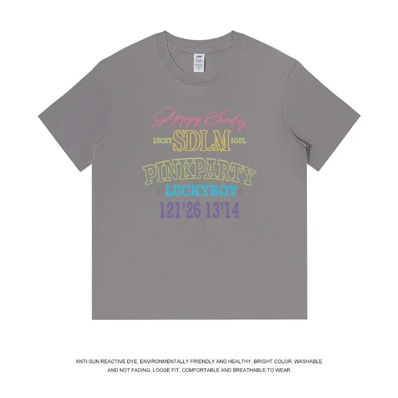 Teenager Pinkberry Lucky Boy T-Shirt Maroon Cotton