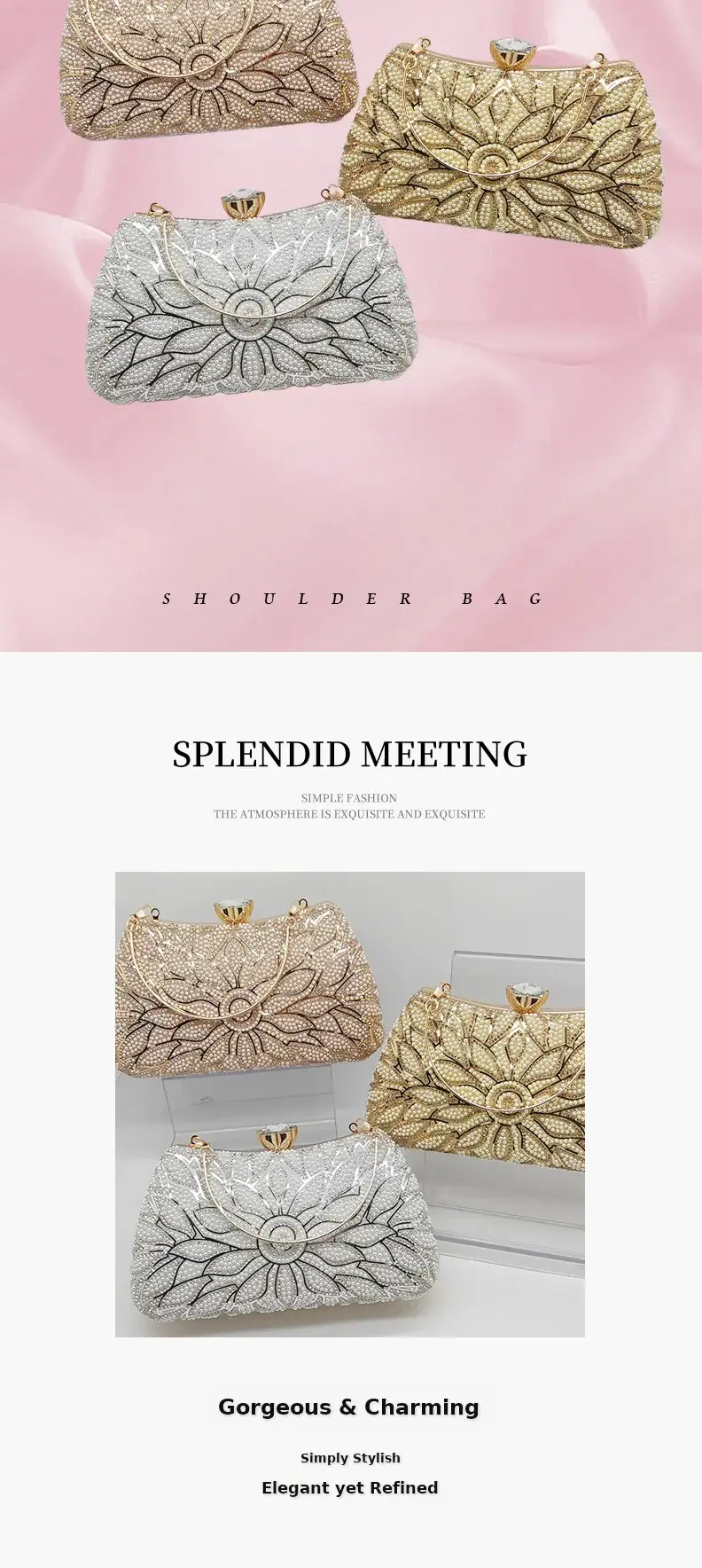 2025 Banquet Bag Women Handbag Light Luxury Embroidered — feature 2