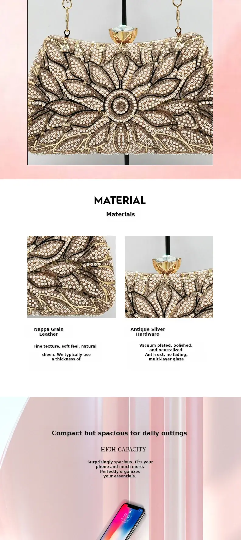 2025 Banquet Bag Women Handbag Light Luxury Embroidered — feature 5