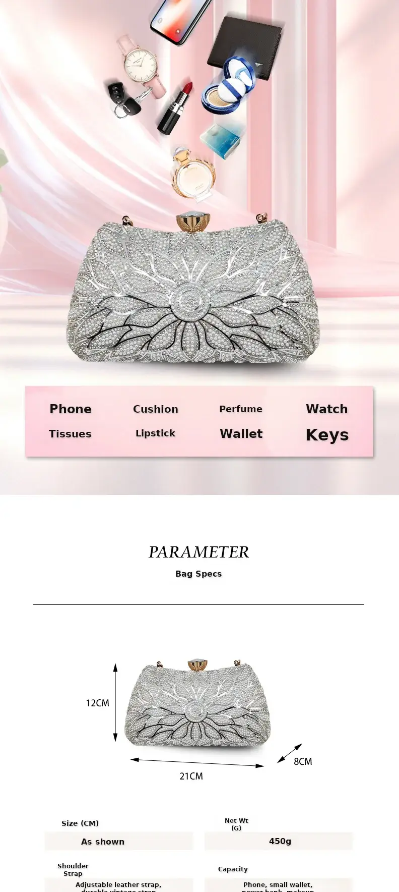 2025 Banquet Bag Women Handbag Light Luxury Embroidered — feature 6