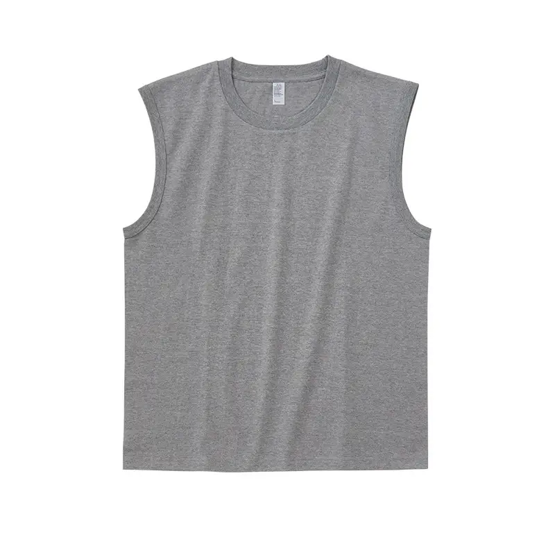 Men's Sleeveless Heavy Cotton Vest Teal