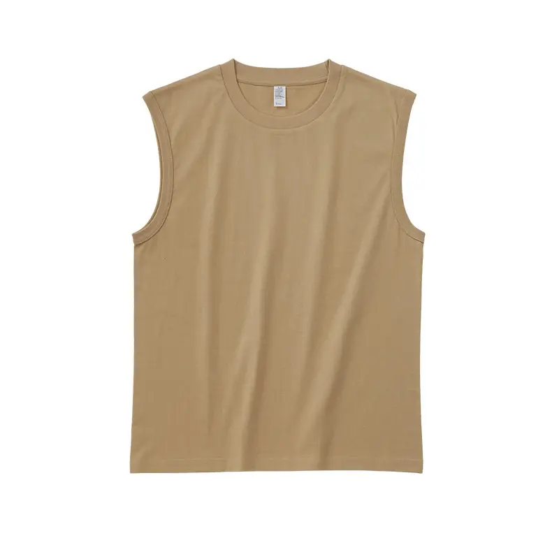 Men's Sleeveless Heavy Cotton Vest Teal