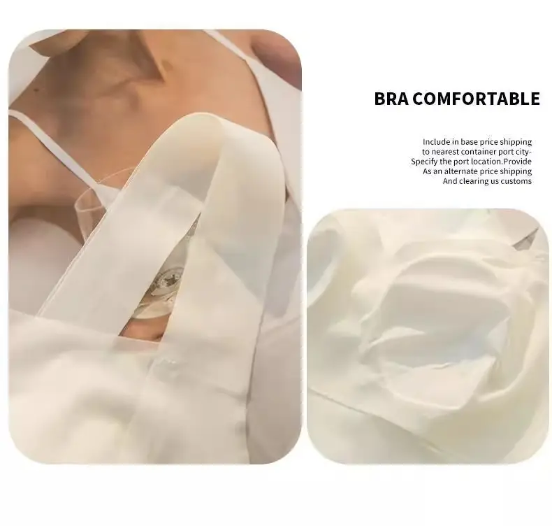 Summer Ultra-thin Cool-feeling No-trace Underwear Women's Beauty Vest-type No-steel Rings Large Chest Shown Small Breast Anti-drop Bra — feature 11