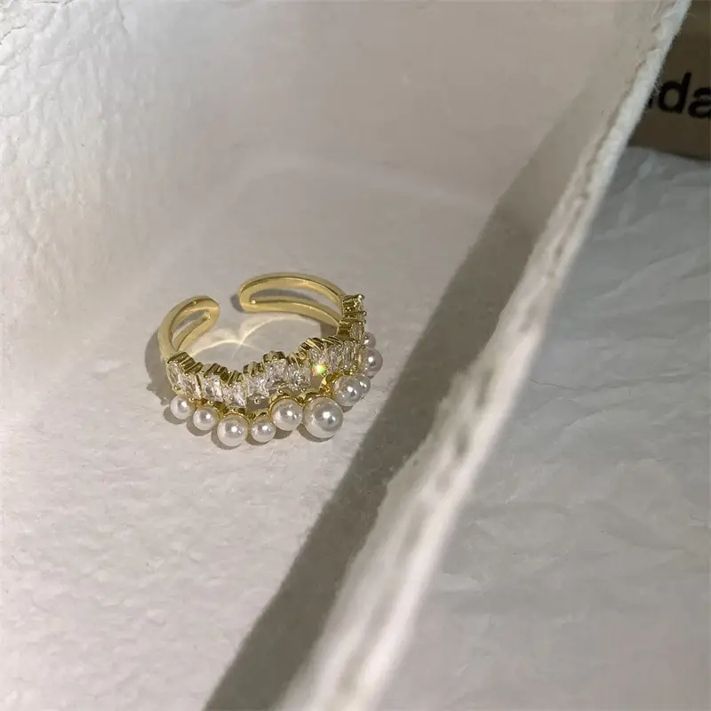Korean New Product 925 Sterling Silver Plain Ring for Women, Light Luxury Niche Ins-Style High-End Adjustable Open Ring