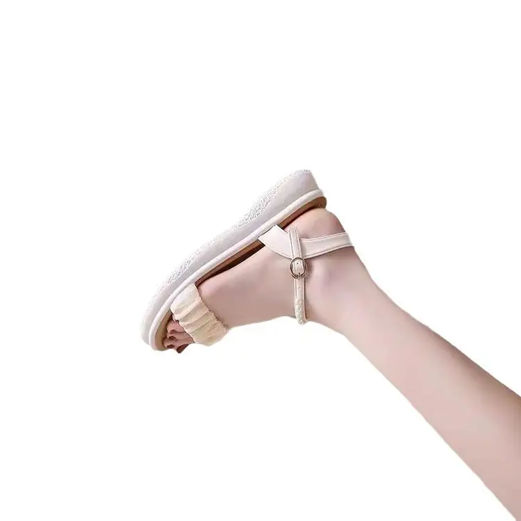 Women's Pearl Strap Flat Sandals Summer 2024