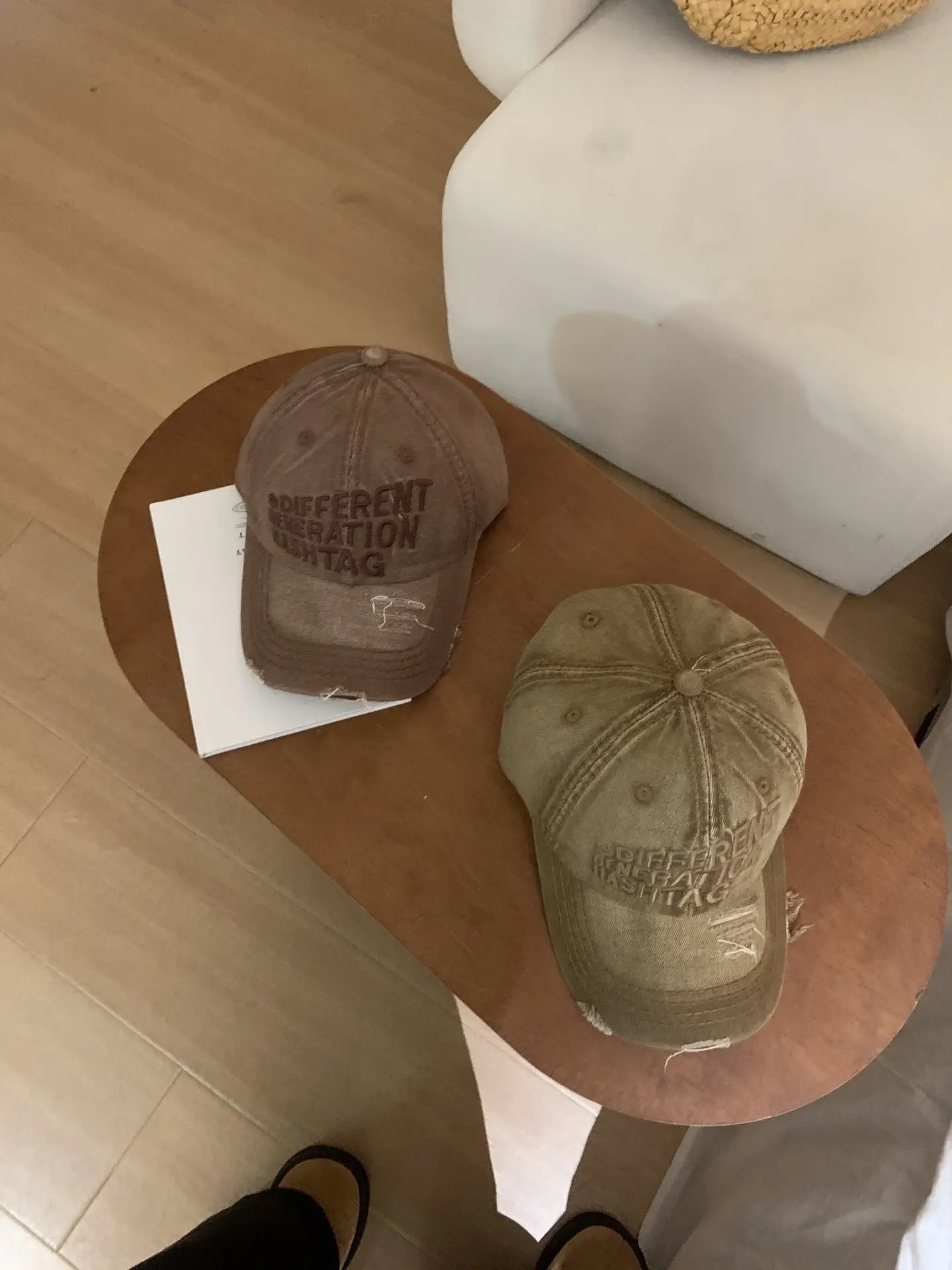 Vintage Letter Embroidered Denim Caps for Men — feature 5