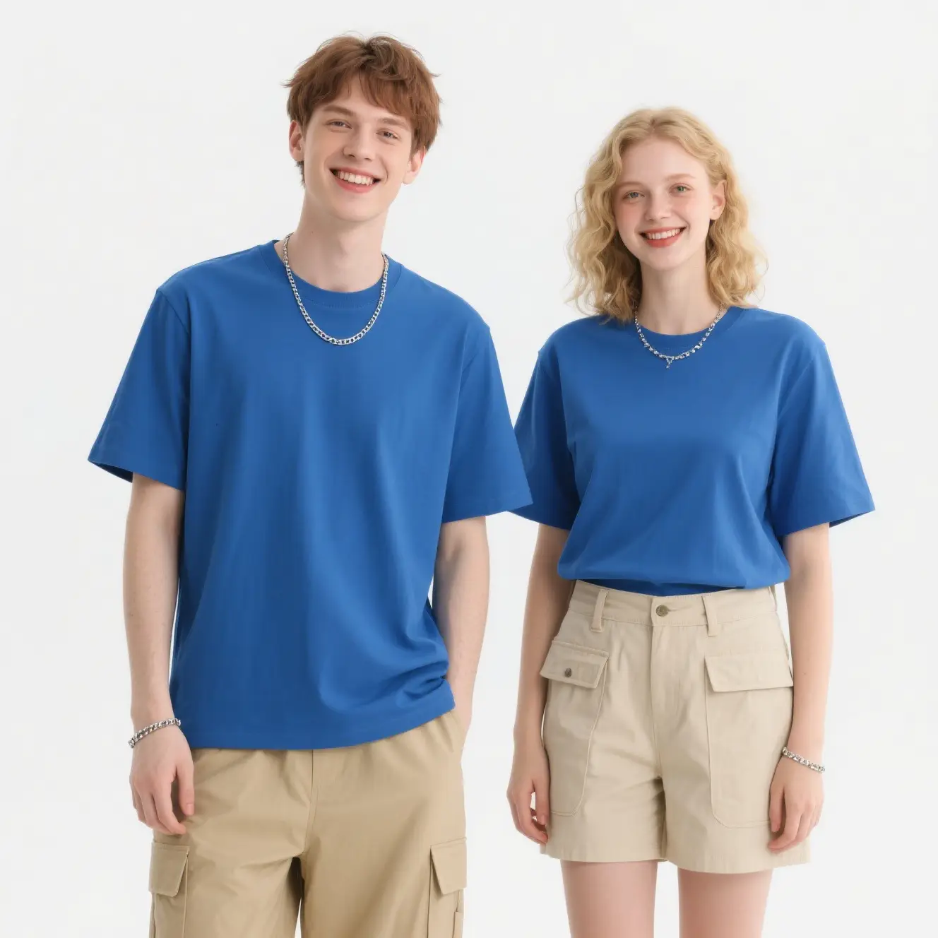 Pure Cotton Loose Fit T-Shirt Cream — feature 10
