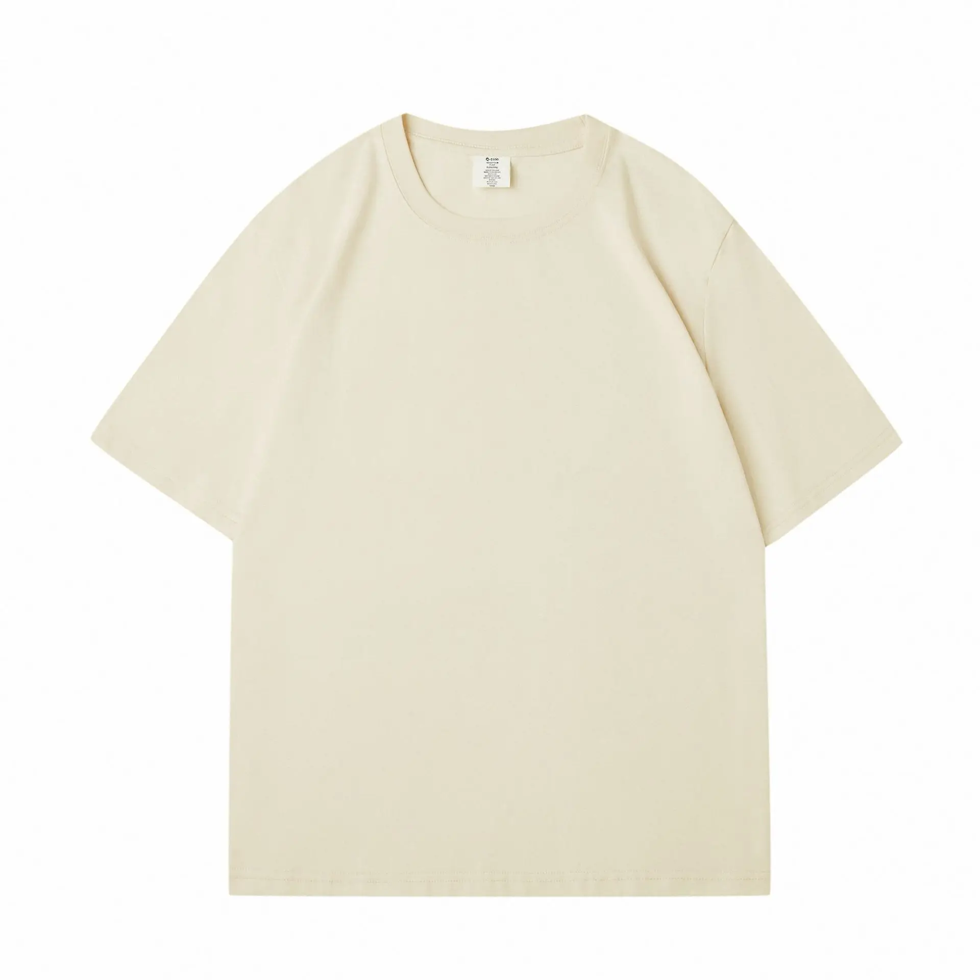 Pure Cotton Loose Fit T-Shirt Cream