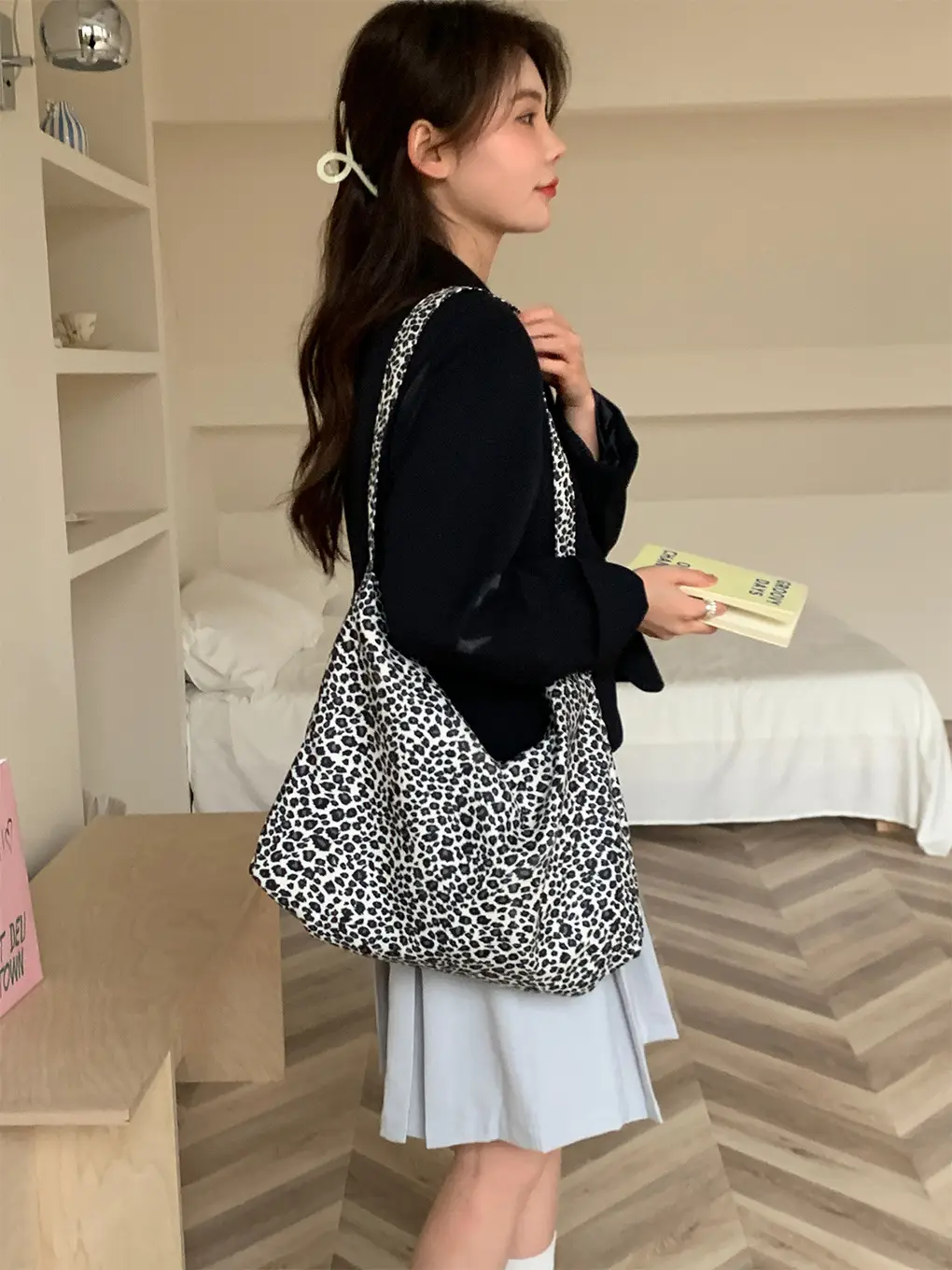 Leopard Print Crossbody Bag for Women Large Capacity — feature 14