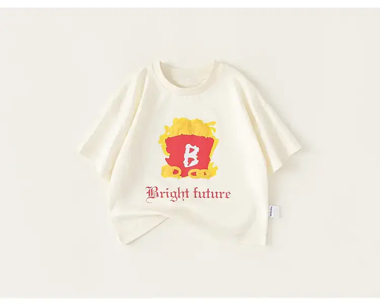 Yubao Boys T-Shirt Cartoon French Fries Print — feature 16