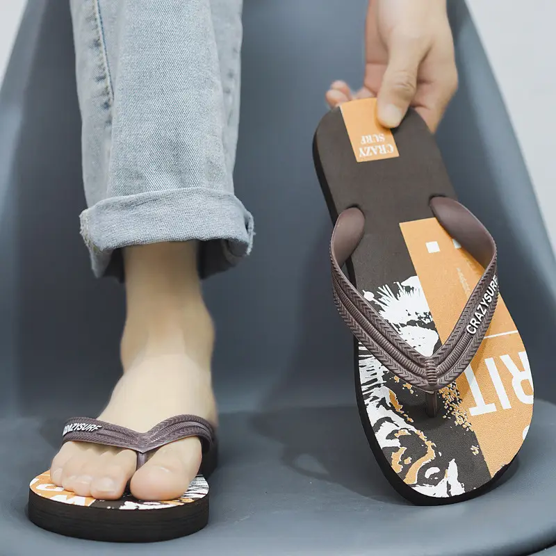 2023 Summer Men's Flip-Flops 39-44 Size Trendyy Casual Beach Men's Flip-Flops Flip-Flops - Image 11