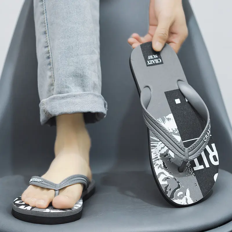 2023 Summer Men's Flip-Flops 39-44 Size Trendyy Casual Beach Men's Flip-Flops Flip-Flops - Image 12