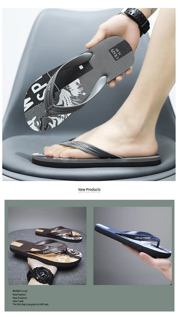 2023 Summer Men's Flip-Flops 39-44 Size Trendyy Casual Beach Men's Flip-Flops Flip-Flops — feature 11