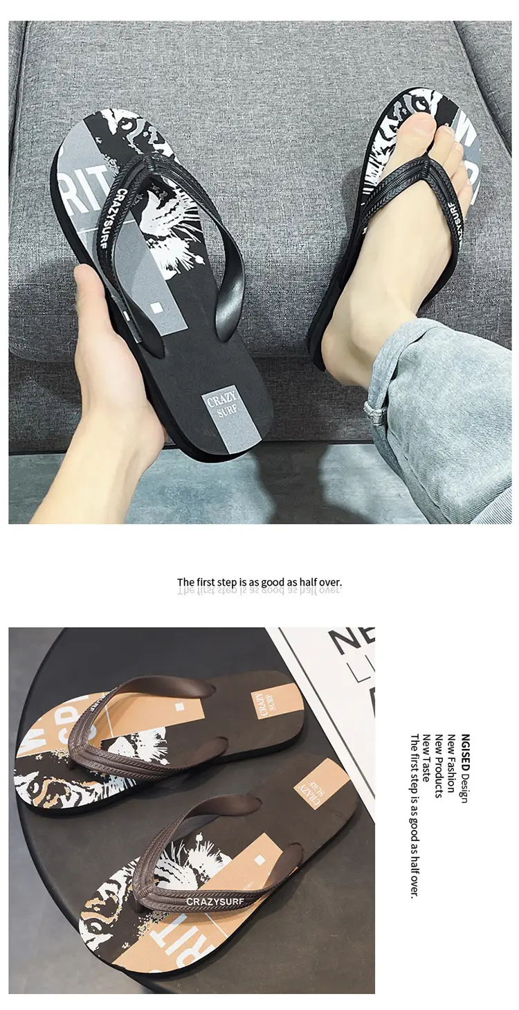 2023 Summer Men's Flip-Flops 39-44 Size Trendyy Casual Beach Men's Flip-Flops Flip-Flops — feature 12