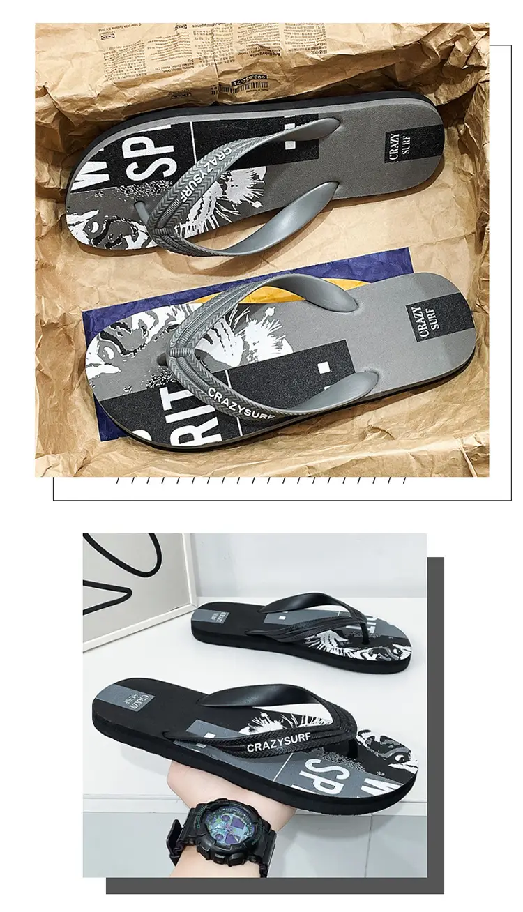 2023 Summer Men's Flip-Flops 39-44 Size Trendyy Casual Beach Men's Flip-Flops Flip-Flops — feature 13