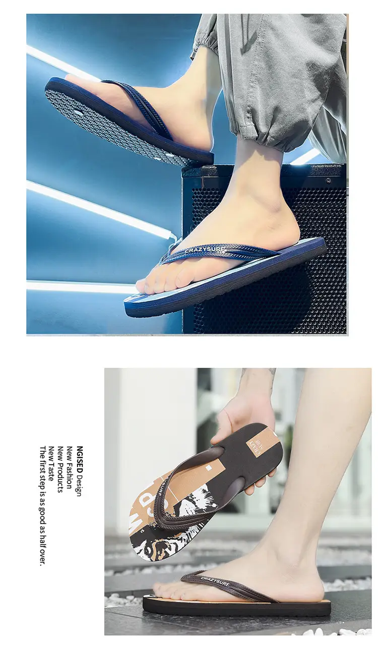 2023 Summer Men's Flip-Flops 39-44 Size Trendyy Casual Beach Men's Flip-Flops Flip-Flops — feature 15