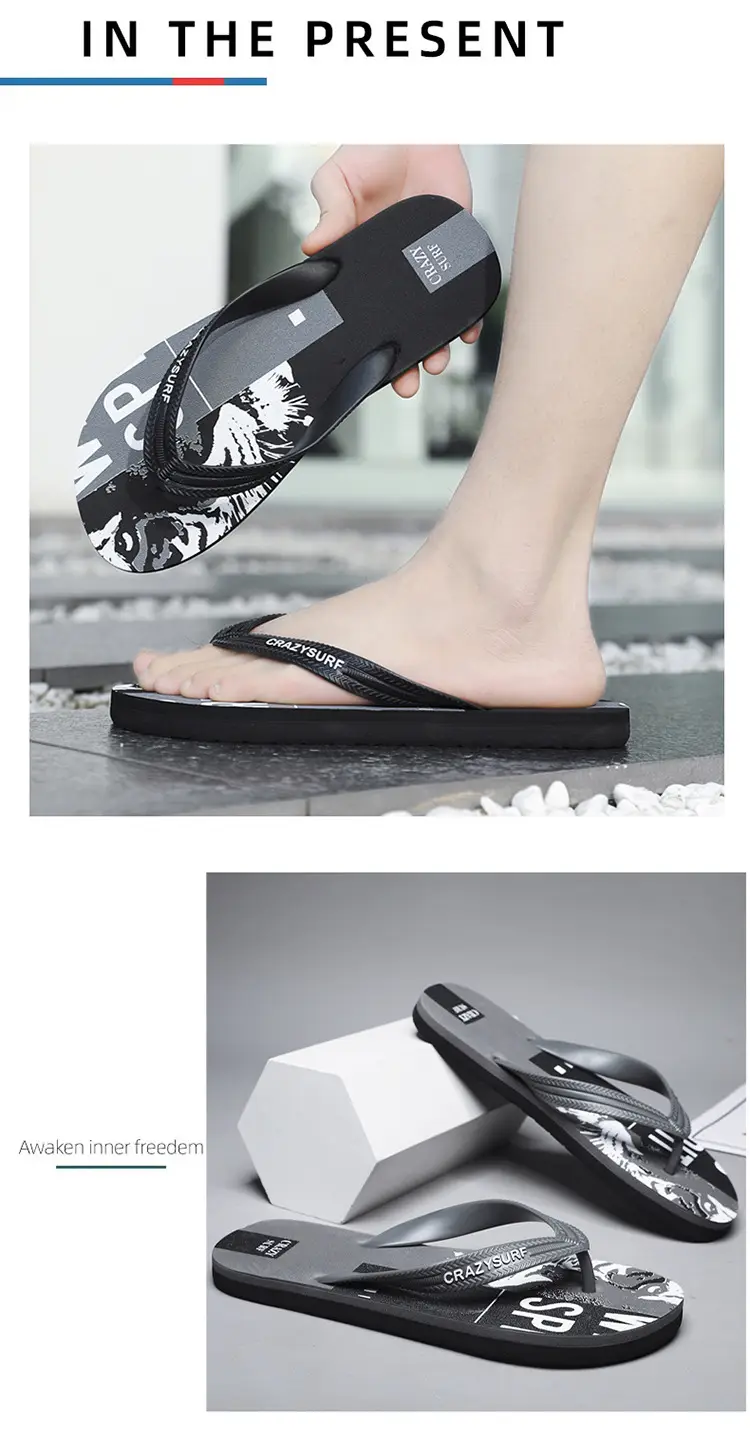 2023 Summer Men's Flip-Flops 39-44 Size Trendyy Casual Beach Men's Flip-Flops Flip-Flops — feature 6