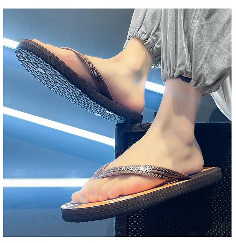 2023 Summer Men's Flip-Flops 39-44 Size Trendyy Casual Beach Men's Flip-Flops Flip-Flops — feature 9