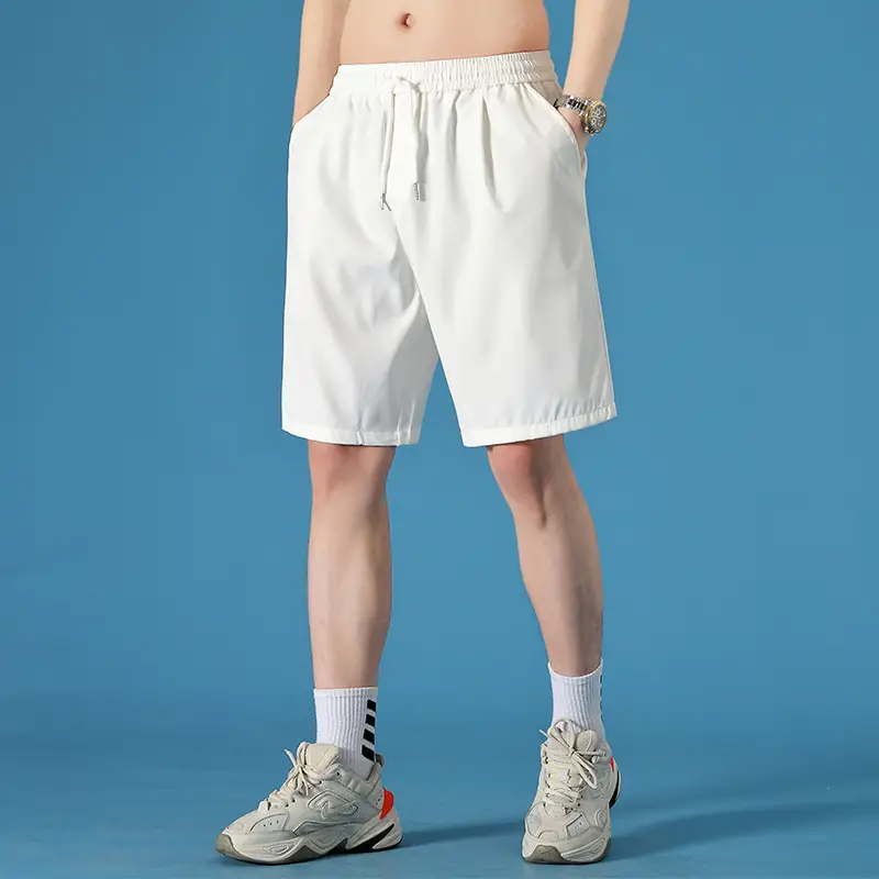 Men Ice Silk Thin Shorts Summer Plus Size - Image 3