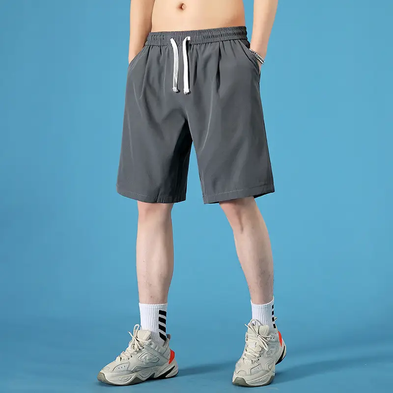 Men Ice Silk Thin Shorts Summer Plus Size - Image 8