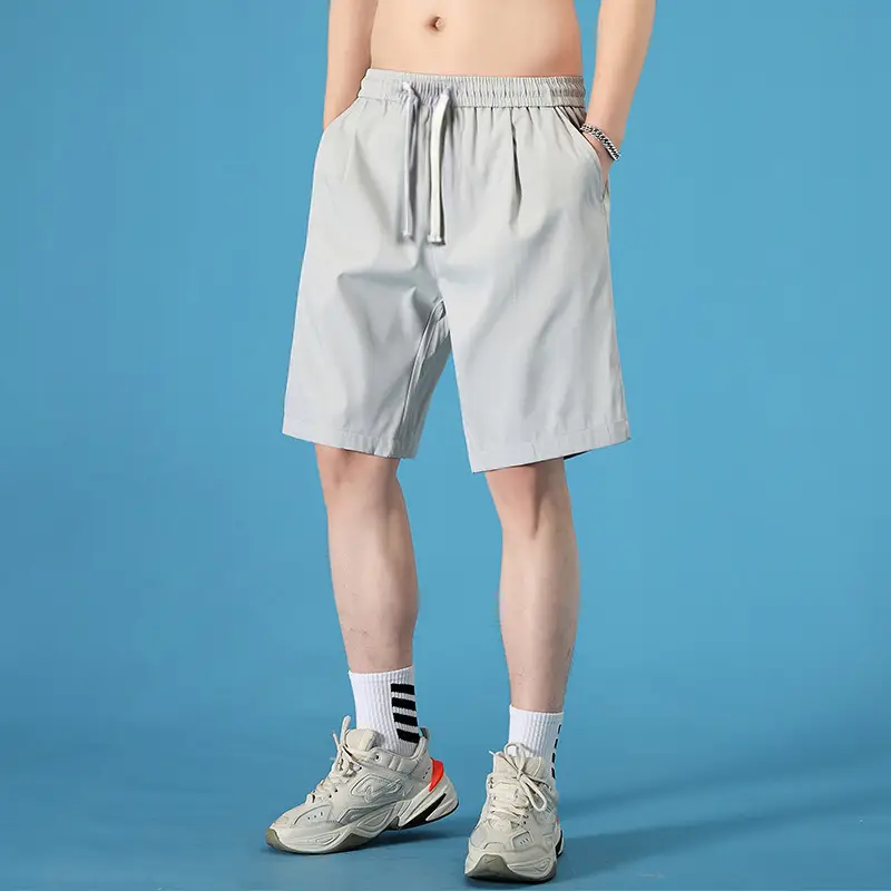 Men Ice Silk Thin Shorts Summer Plus Size - Image 9