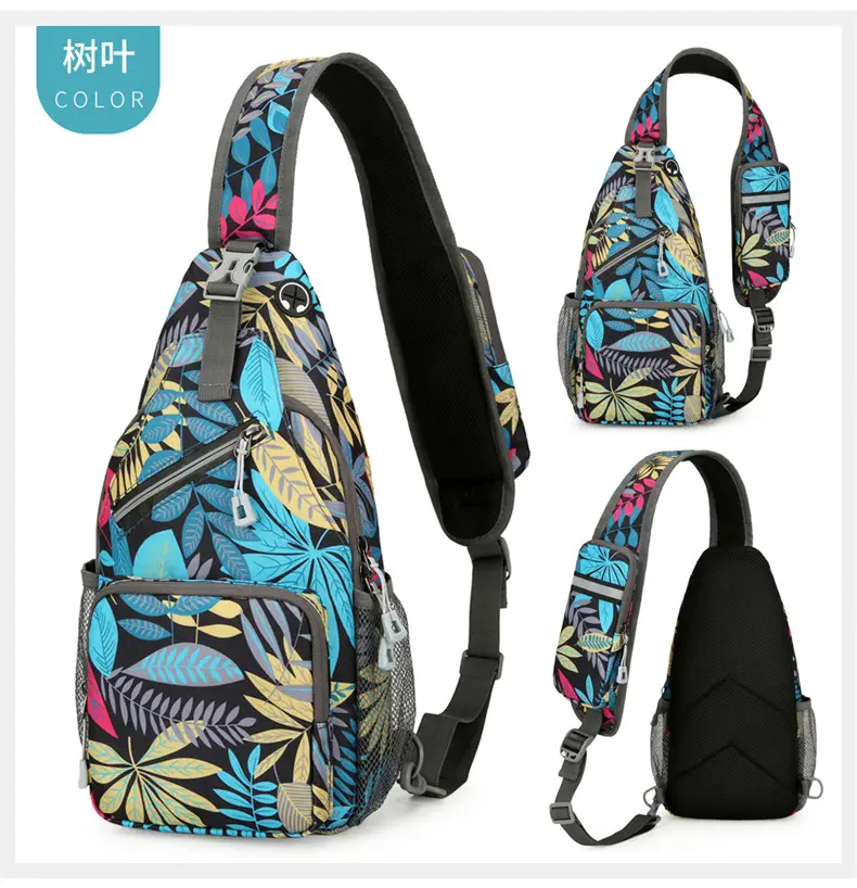 Men's Blue Oxford Crossbody Bag with Anti-Splash Design — feature 35