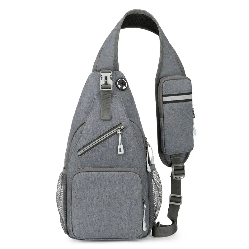 Men's Blue Oxford Crossbody Bag with Anti-Splash Design - Image 3