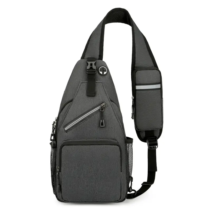 Men's Blue Oxford Crossbody Bag with Anti-Splash Design - Image 4