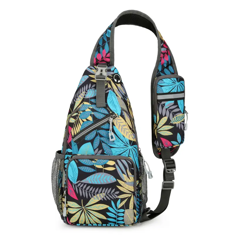 Men's Blue Oxford Crossbody Bag with Anti-Splash Design - Image 7