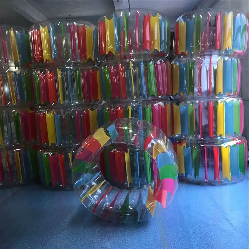 in stock pvc color inflatable roller colorful inflatable roller children's swimming pool crawling roller toy parent-child interaction — feature 20