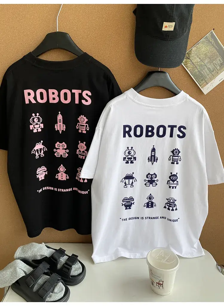 2024 Boys Summer Dress Korean Style Crewneck T-Shirt — feature 10