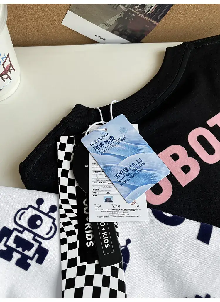 2024 Boys Summer Dress Korean Style Crewneck T-Shirt — feature 11