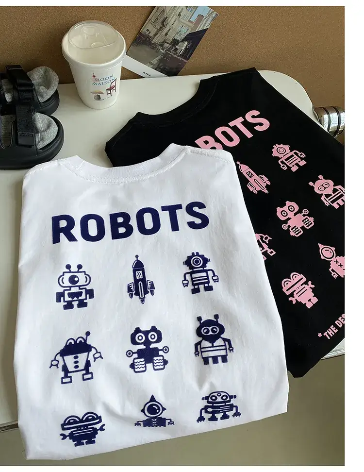 2024 Boys Summer Dress Korean Style Crewneck T-Shirt — feature 18