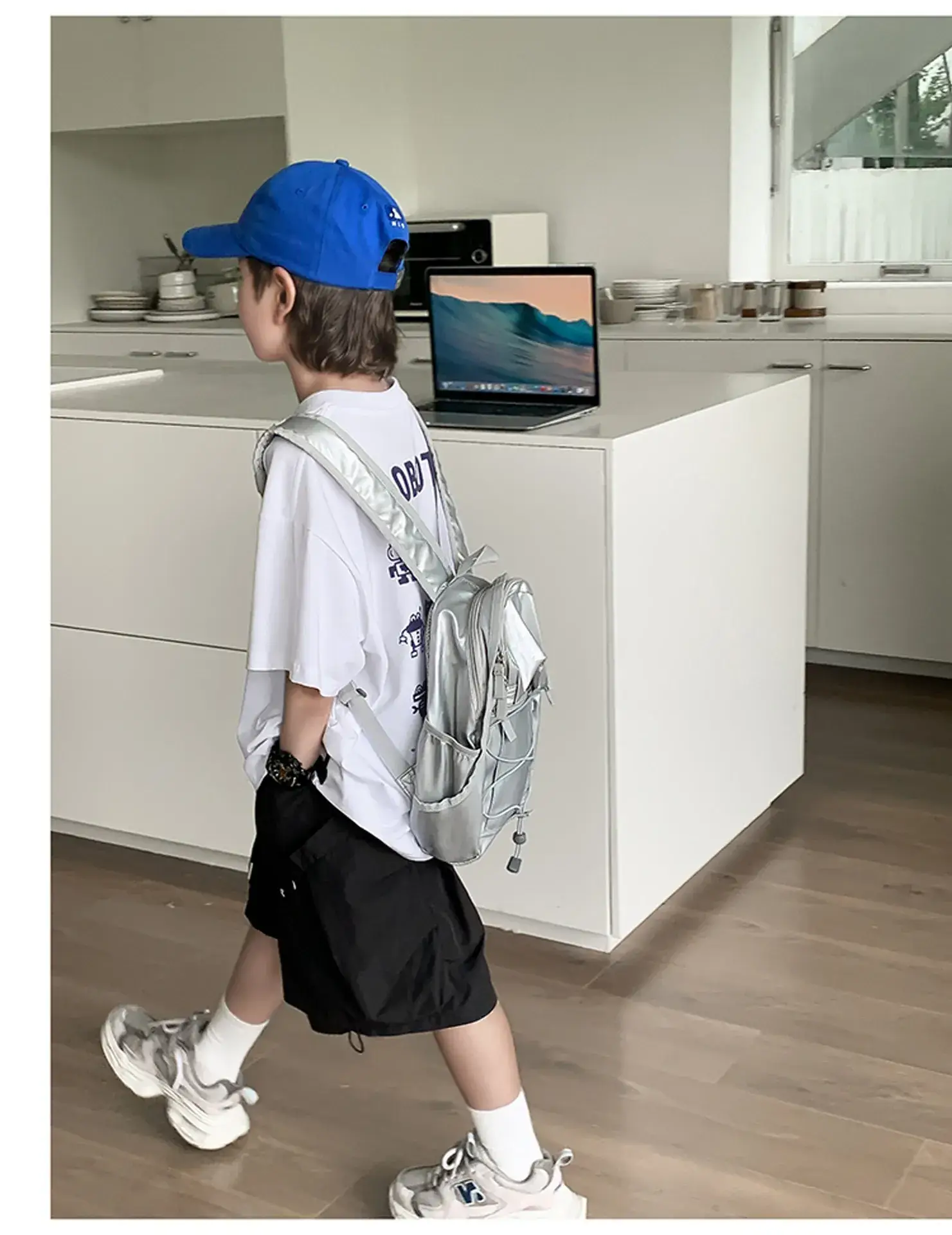 2024 Boys Summer Dress Korean Style Crewneck T-Shirt — feature 32