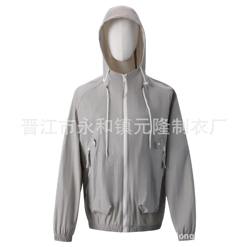 Pink Hooded Cooling Hoodie with Transparent Back Panel — feature 22