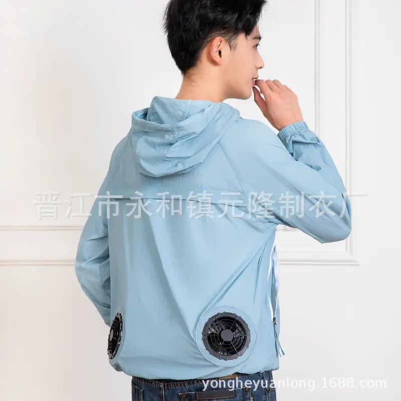 Pink Hooded Cooling Hoodie with Transparent Back Panel — feature 27