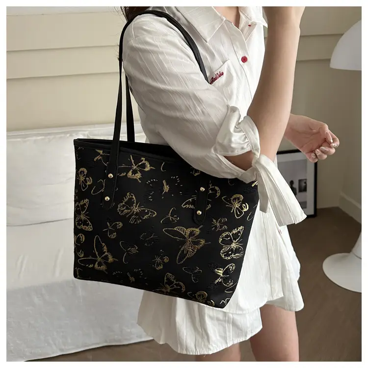 Women Embroidered Butterfly Shoulder Bag 2024 Spring Summer - Image 8