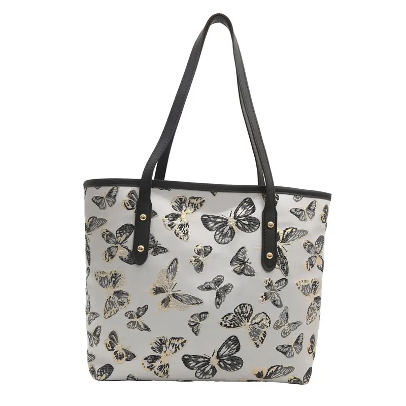 Women Embroidered Butterfly Shoulder Bag 2024 Spring Summer - Image 9