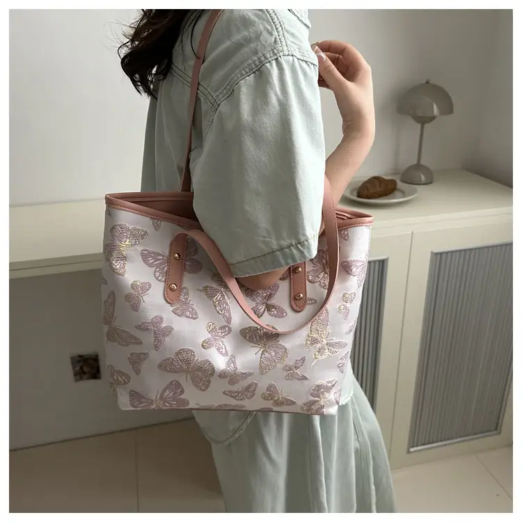 Women Embroidered Butterfly Shoulder Bag 2024 Spring Summer — feature 15