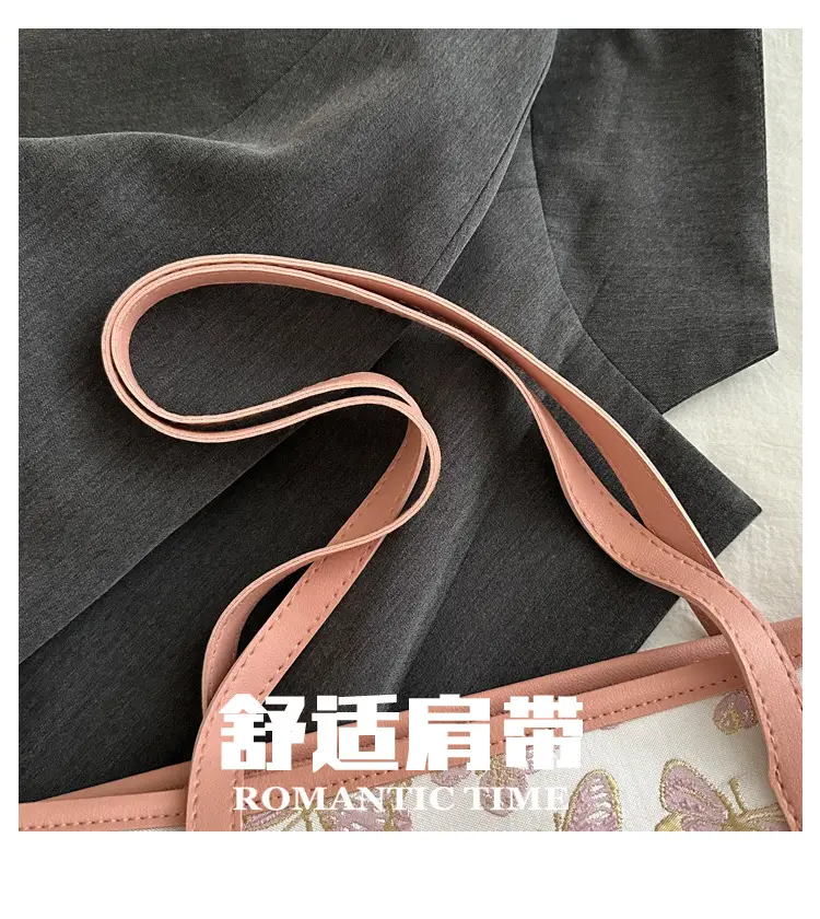 Women Embroidered Butterfly Shoulder Bag 2024 Spring Summer — feature 4