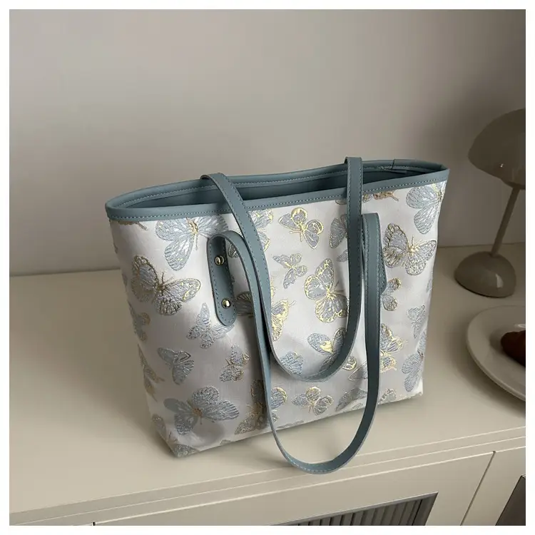 Women Embroidered Butterfly Shoulder Bag 2024 Spring Summer - Image 4