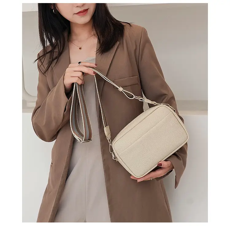 Women's Crossbody Bag Brown White 2025 New — feature 18