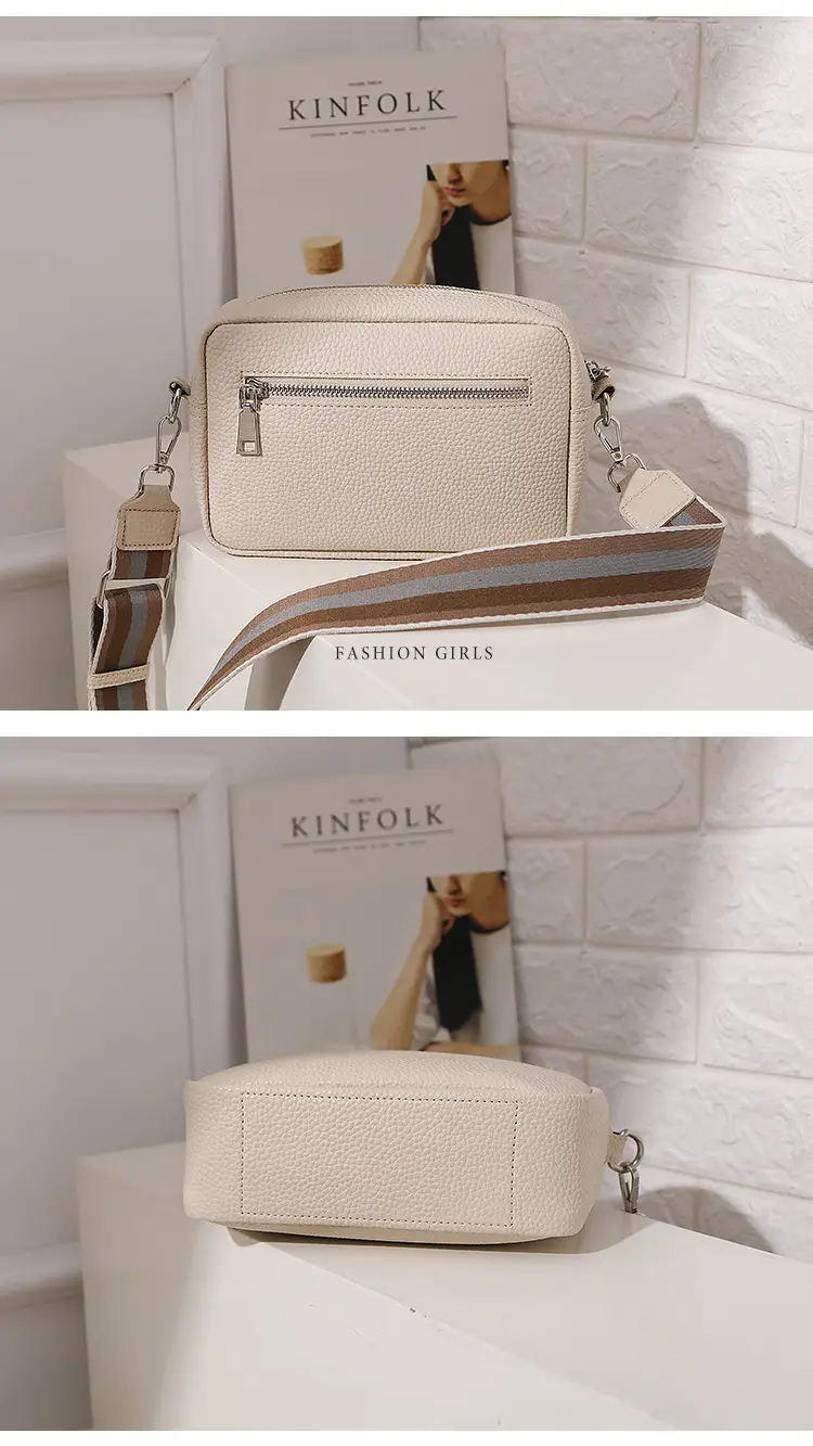 Women's Crossbody Bag Brown White 2025 New — feature 22
