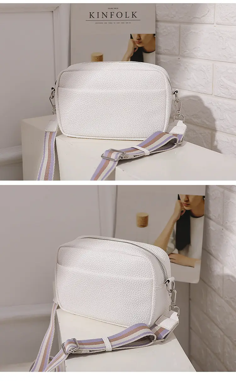 Women's Crossbody Bag Brown White 2025 New — feature 24