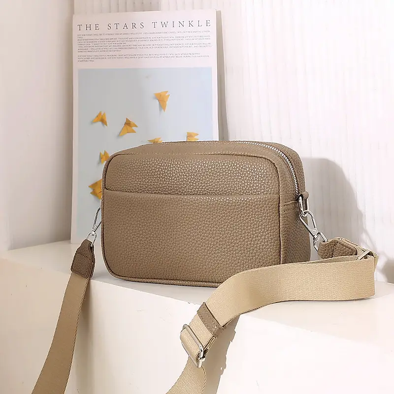 Women's Crossbody Bag Brown White 2025 New - Image 5