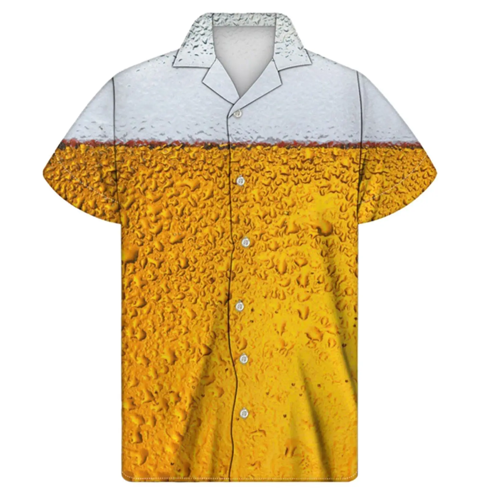 Hawaiian Floral Short Sleeve Shirt for Men - Image 4
