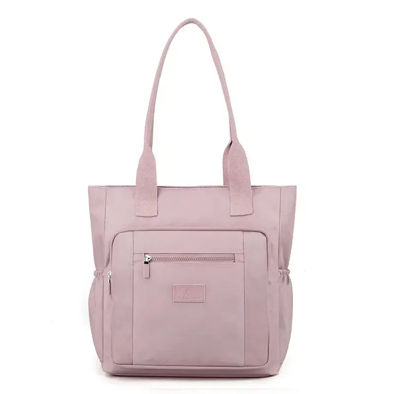 Pink Nylon Shoulder Bag for Women 2024 Spring - Image 10