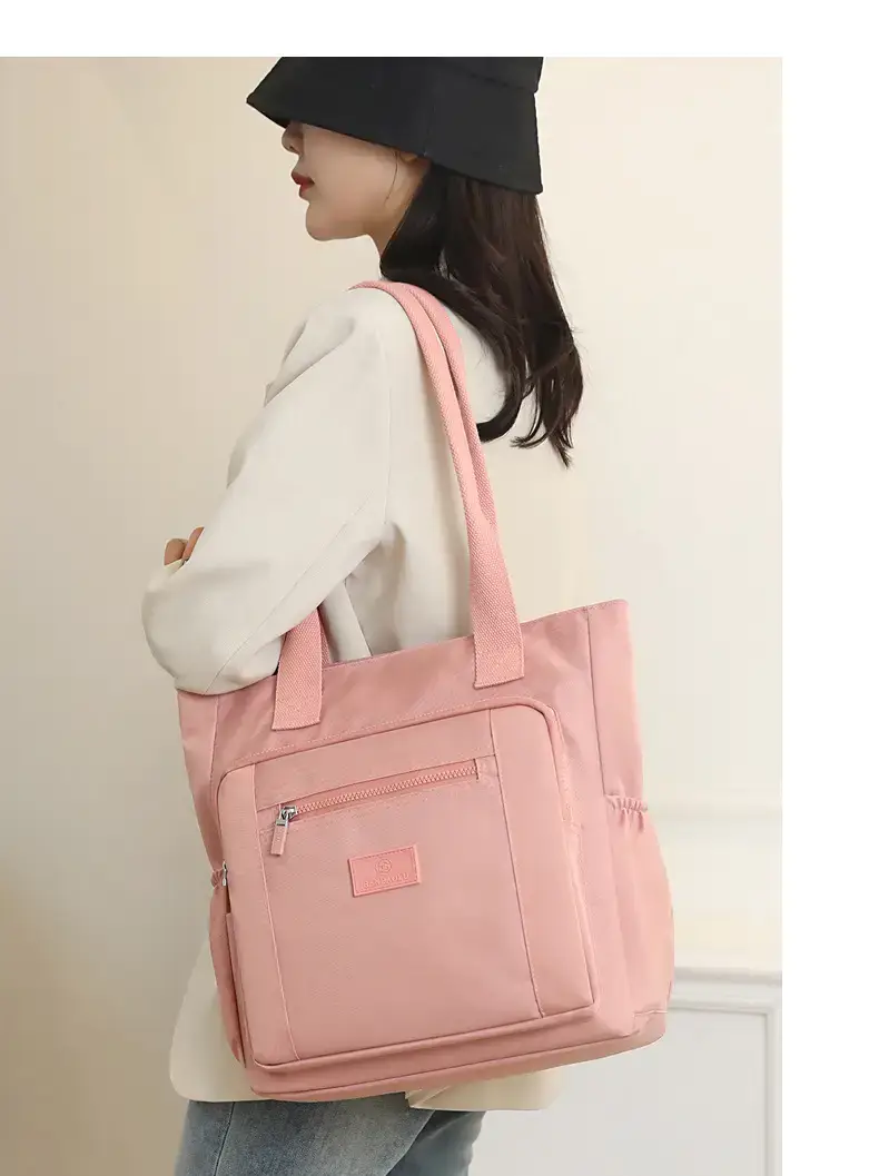 Pink Nylon Shoulder Bag for Women 2024 Spring — feature 20