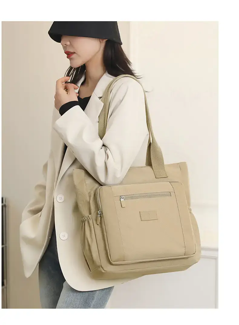 Pink Nylon Shoulder Bag for Women 2024 Spring — feature 22