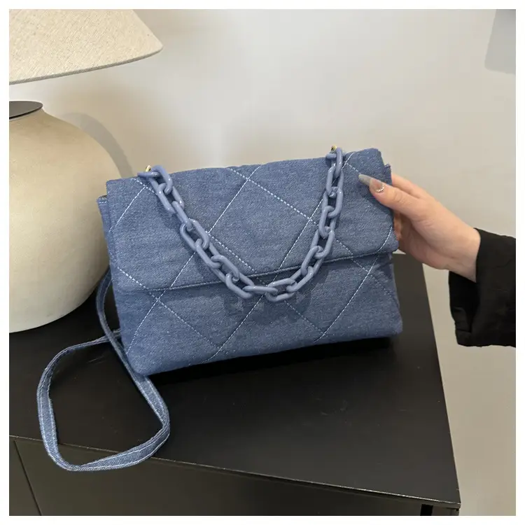 Black Quilted Chain Shoulder Bag for Women 2024 — feature 17